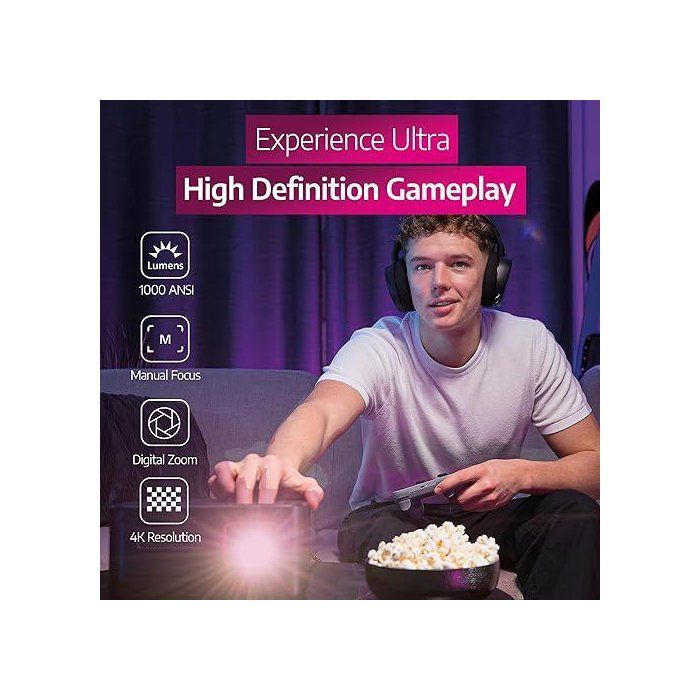 Videoprojector - PHILIPS - Gamepix 900 - 4K UHD - 1000 ANSI Lumen - 120"