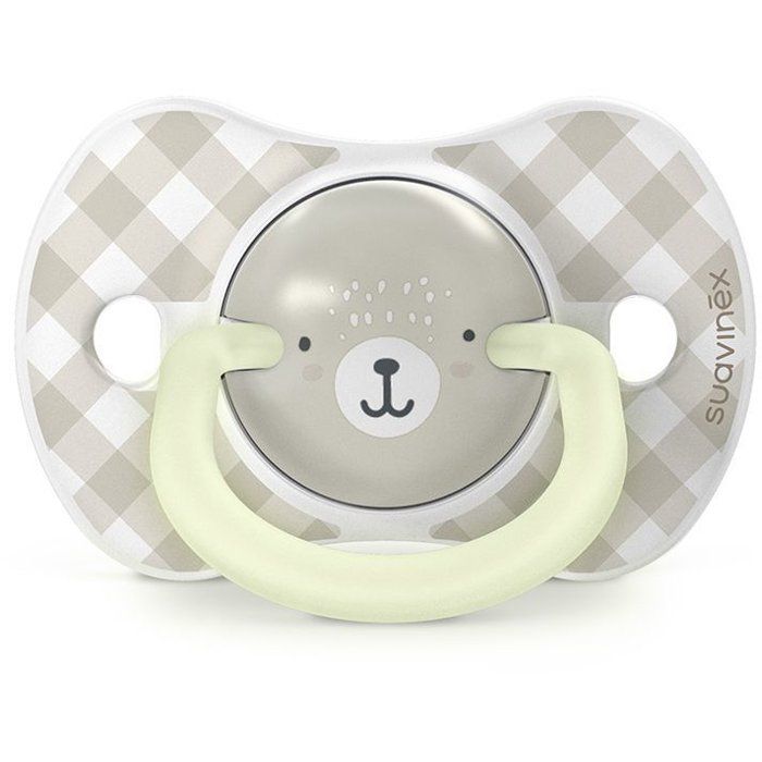 Pack of 2 symmetrical pacifiers - SUAVINEX - Night&Day Wild&Free - SX Pro - 6 to 18 months - Grey
