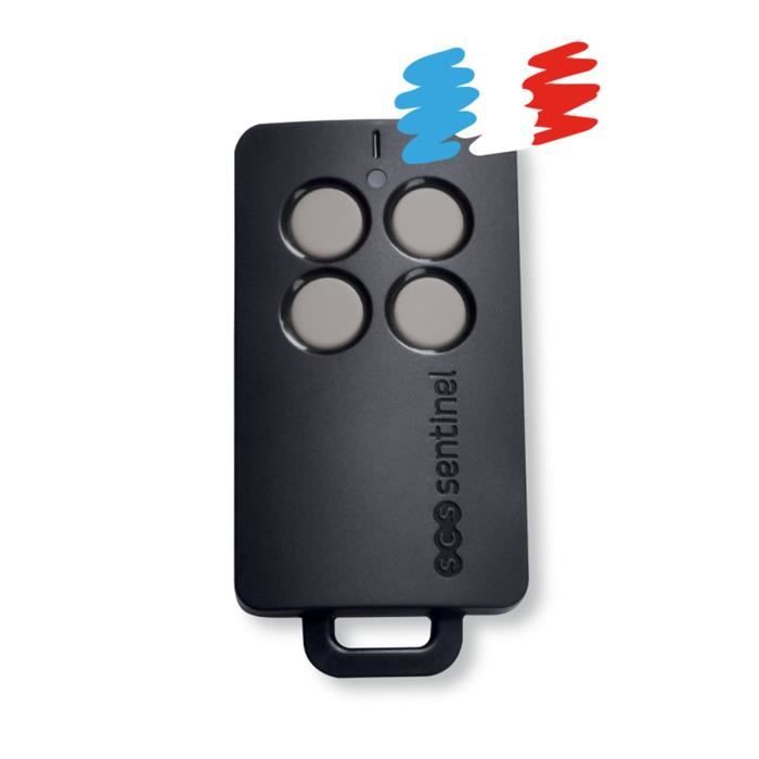 SCS SENTINEL 4-Channel Gate Remote Control with Rolling Code - 50 m Range, AAM0121