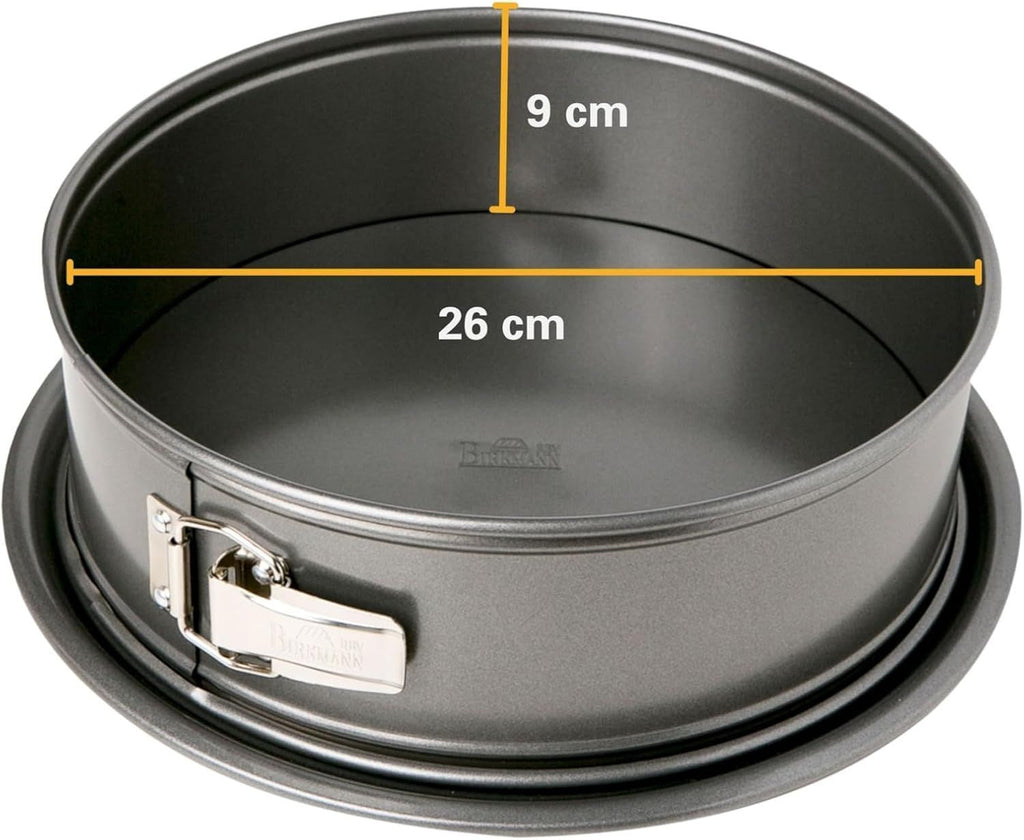BIRKMANN Removable Base Baking Tin - EASY BAKING - Carbon Steel - 26 x 26 x 9 cm