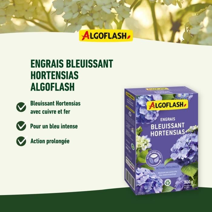 ALGOFLASH NATURASOL Blueing Fertilizer for Hydrangeas - 800 g