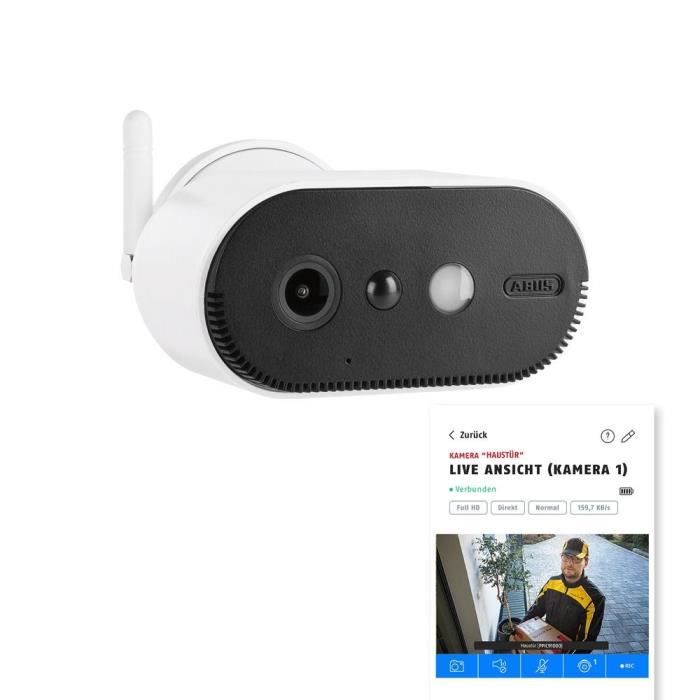 ABUS Surveillance Camera Kit - PPIC91000 - 1920 x 1080 pixels, Night Vision, 130° FOV