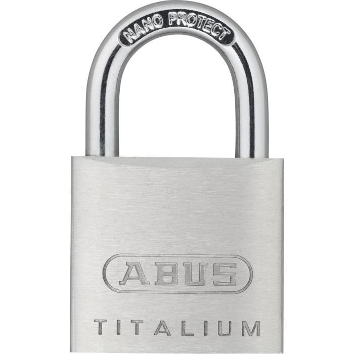 ABUS Padlock - Titalium Aluminum Body - Medium Theft Risk - 64TI/30