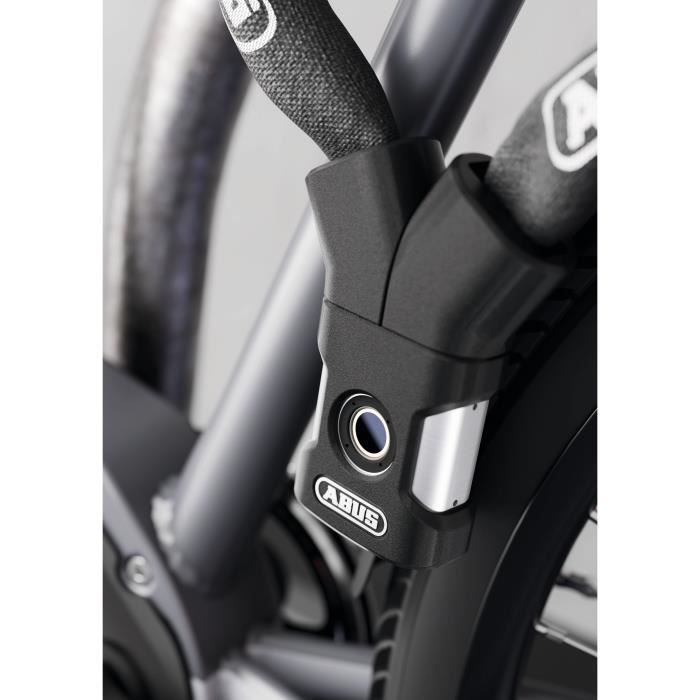 Antivol pliable - ABUS -  BORDO ONE 6500A/110 - Support RC - Noir
