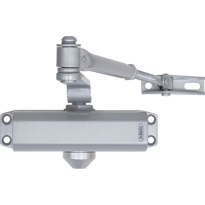 ABUS AC4223 S Door Closer - Silent Self-Closing for Bedroom Doors up to 95 cm