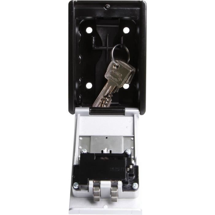 ABUS Wall-Mounted Key Box - 787 LED BIG KeyGarage B - Holds up to 38 Keys - Weatherproof