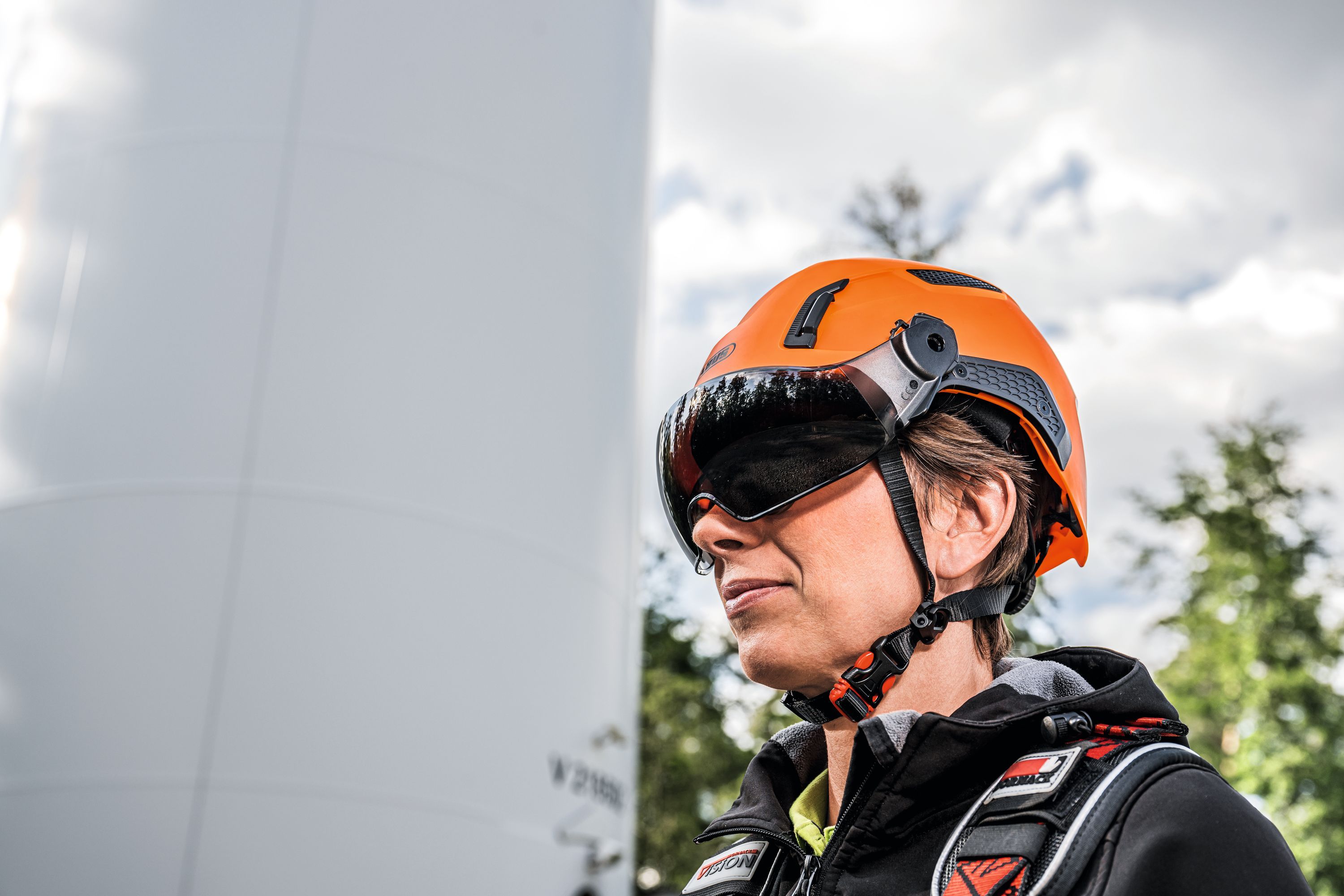 ABUS Industrial Safety Helmet - SPECTOR - Orange