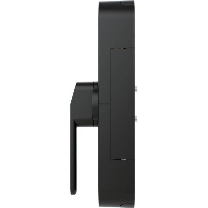Verrou de sécurité porte de terrasse - ABUS - WINTECTO One FCA4100 BK - Technologie SmartX, capteur d'alarme 3D
