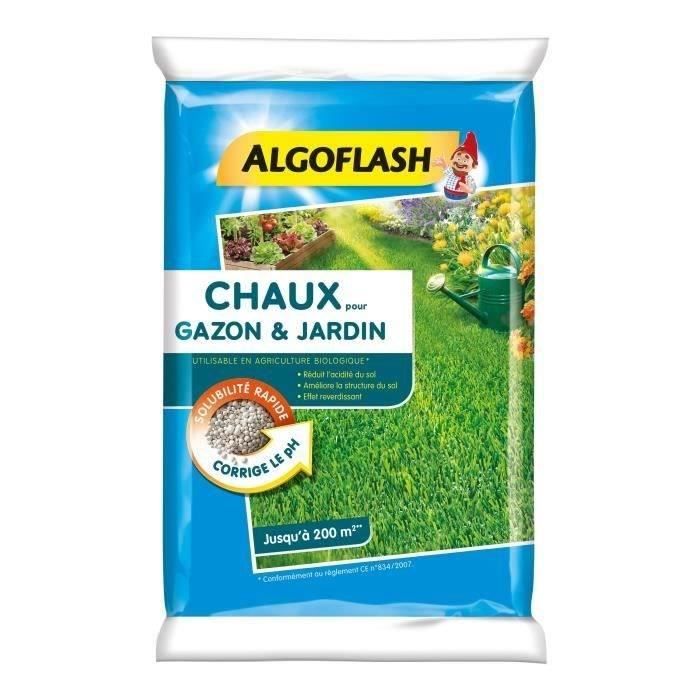 ALGOFLASH Lime for Lawns and Gardens - 10 kg