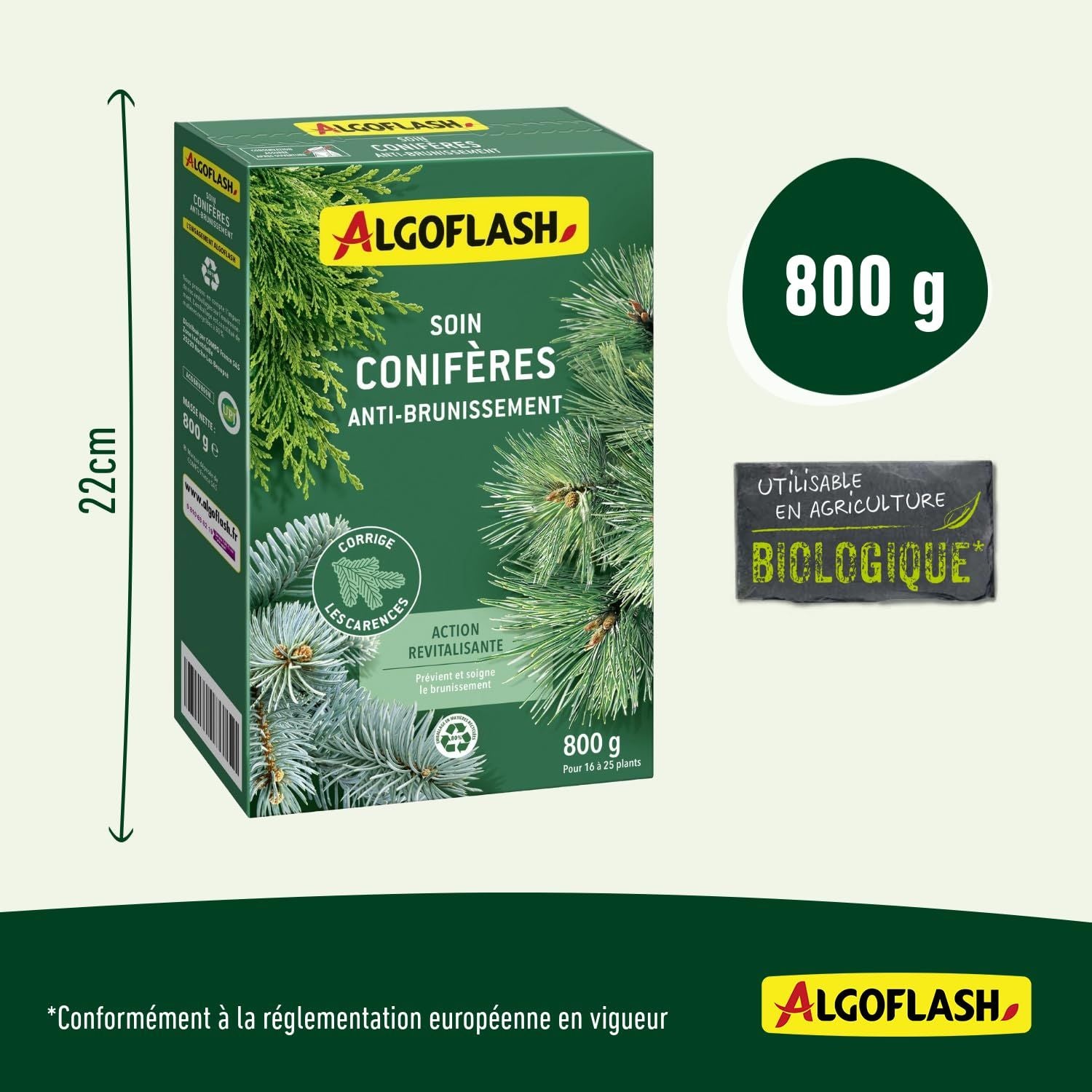 ALGOFLASH Conifer Care - Anti-browning - 800 g