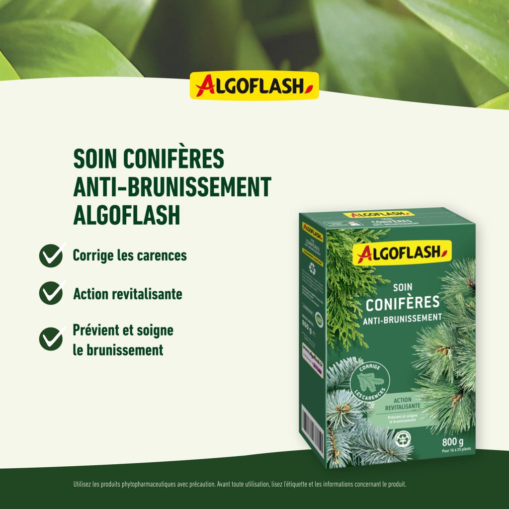 ALGOFLASH Conifer Care - Anti-browning - 800 g
