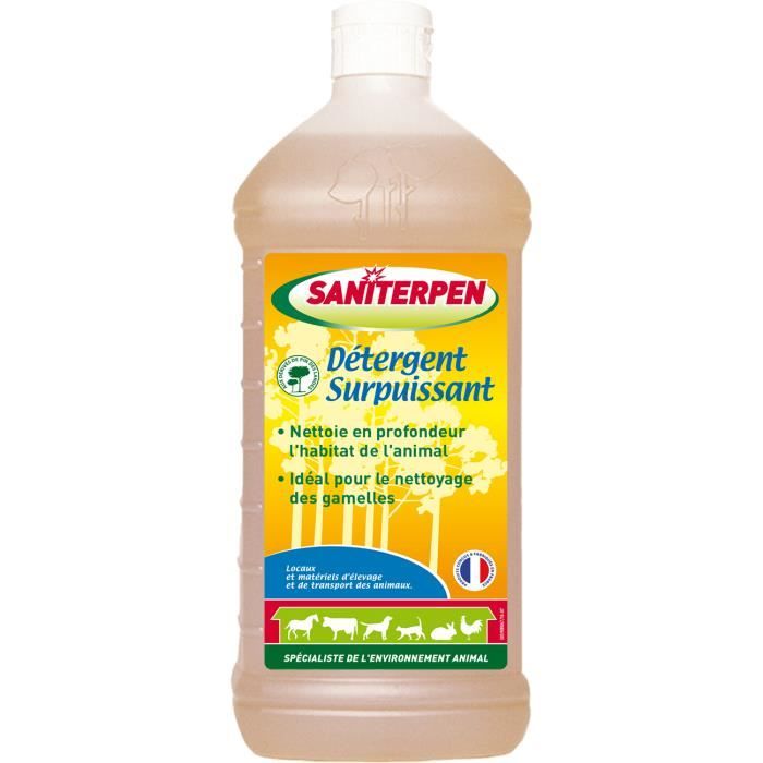 SANITERPEN Super Powerful Detergent - 1 L - Concentrated Formula - Maritime Pine