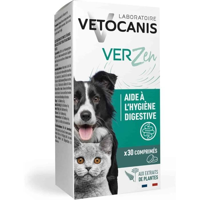 Vetocanis Intestinal Worm Tablets - For Dogs and Cats - Box of 30 Tablets