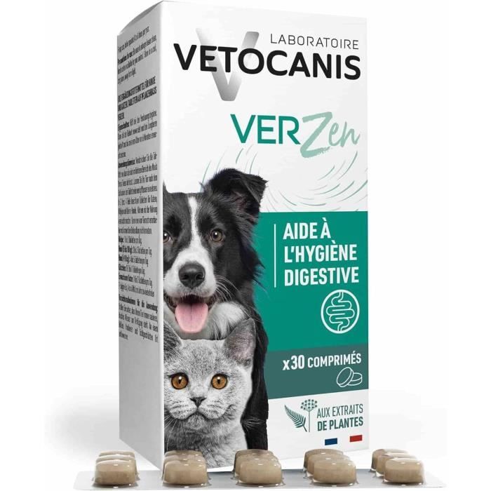 Vetocanis Intestinal Worm Tablets - For Dogs and Cats - Box of 30 Tablets
