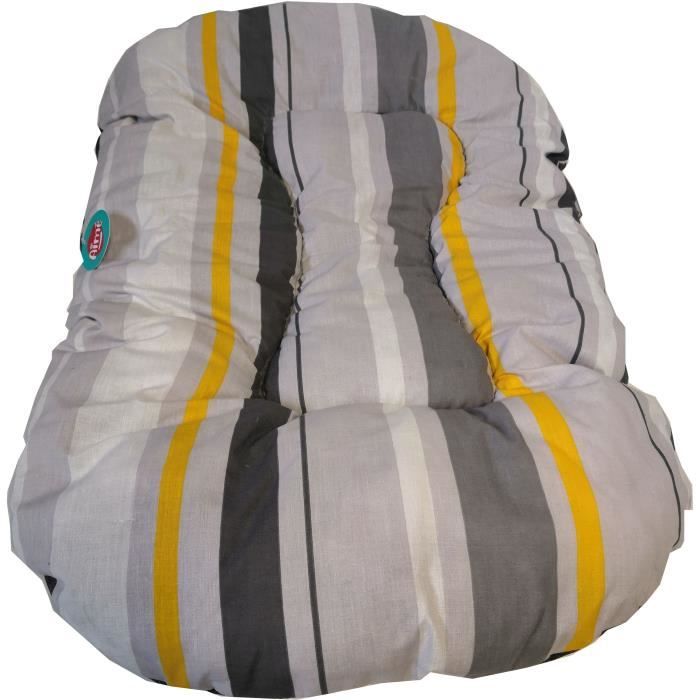 AIME Dog Bed - Oval Cushion - 90 cm - Grey