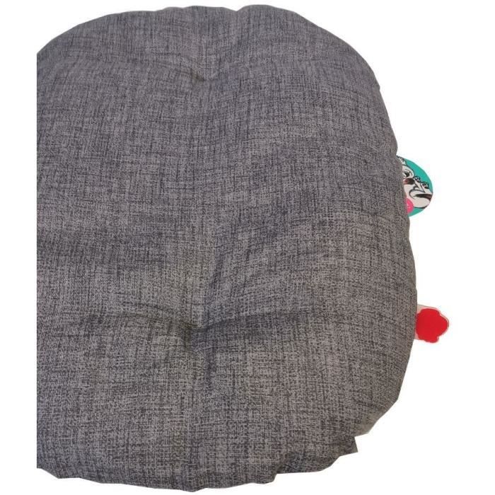 AIME Dog Bed - Oval Cushion - 90 cm - Grey