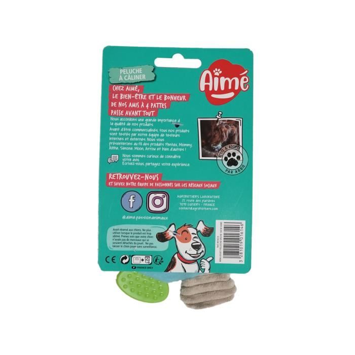 AIME Plush Toy - Cow - Eco-friendly - Soft - 16 cm