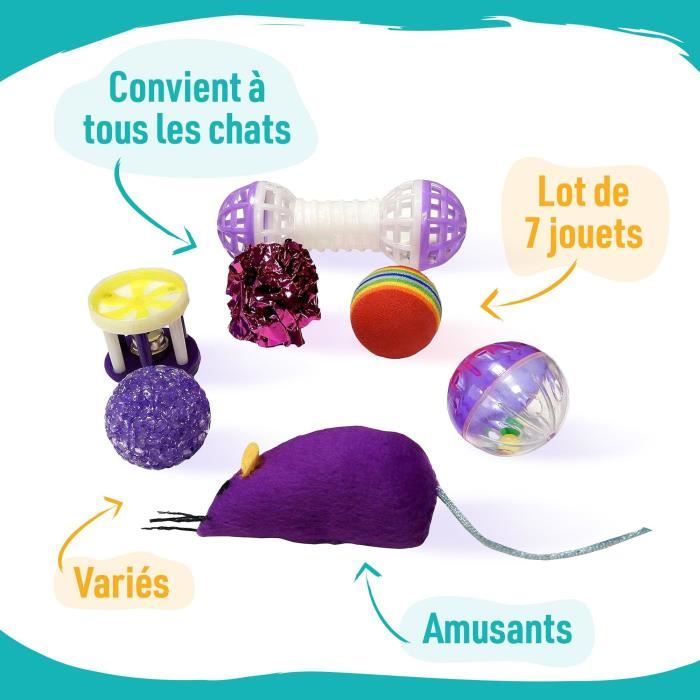 Set of 7 Cat Toys - LOVED - Fun Options for Indoor and Outdoor Play