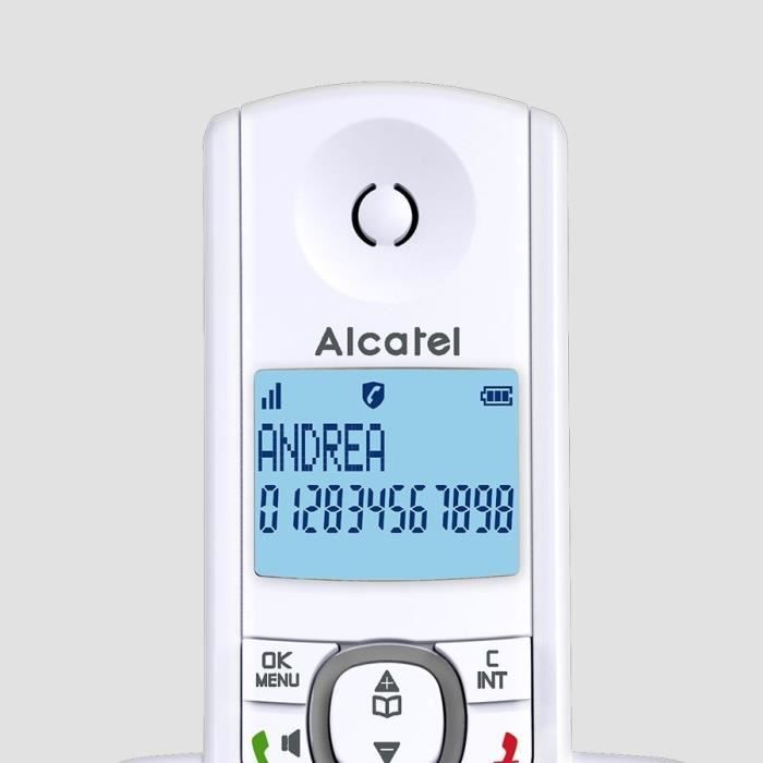 ALCATEL F530 Cordless Phone with Advanced Call Blocking, Hands-Free, Large Backlit Screen