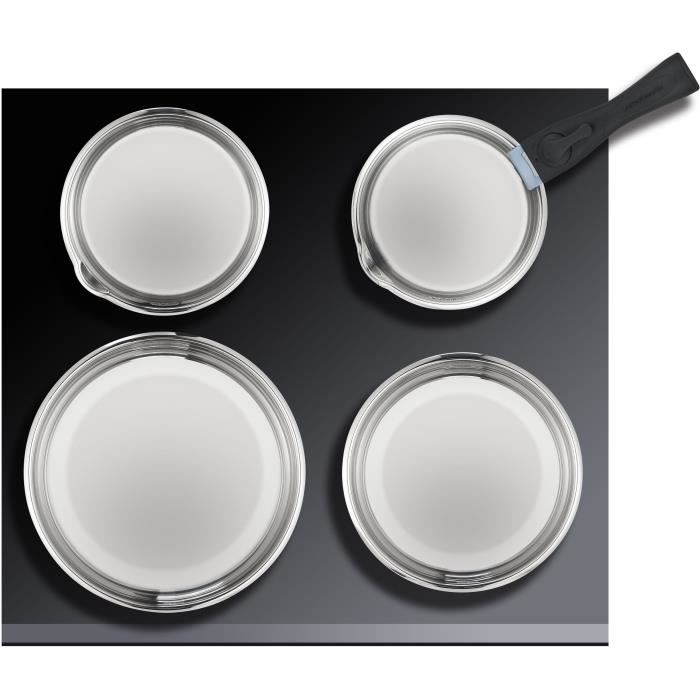Batterie de cuisine induction - Arthur Martin - AM5538 - Acier inoxydable - 8 pieces - Poignée amovible - Tous feux dont induction