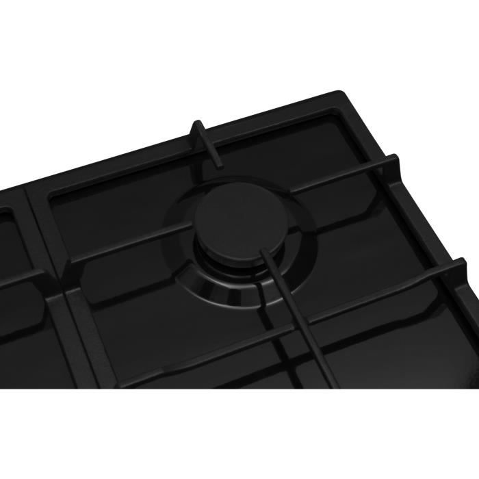 AMICA Gas Hob - 4 Burners - 59 x 52 cm - Black - PGA6101ApCb RETRO