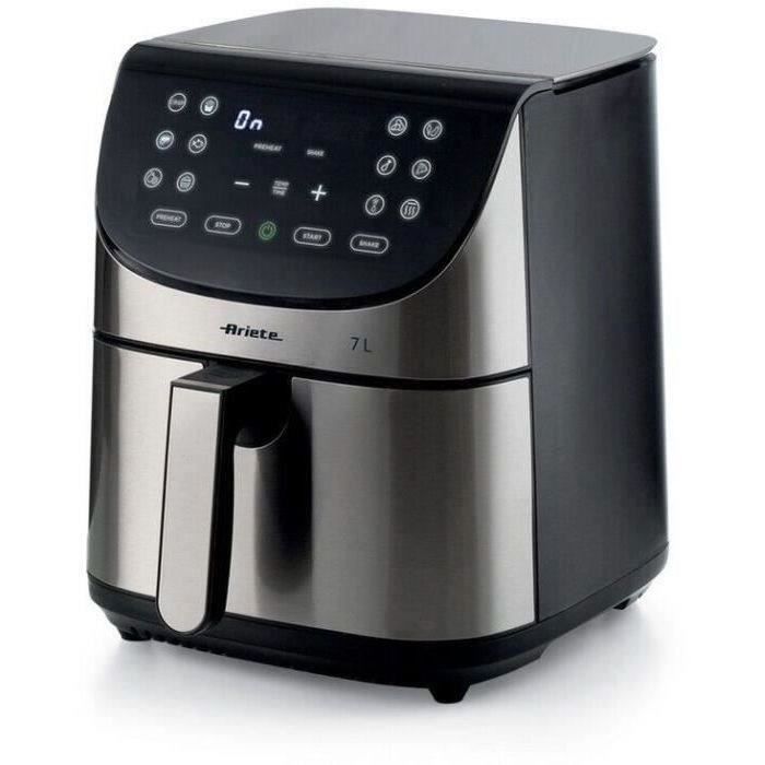 ARIETE Digital Air Fryer - Brushed Stainless Steel - XXL 2 kg - Model 4628