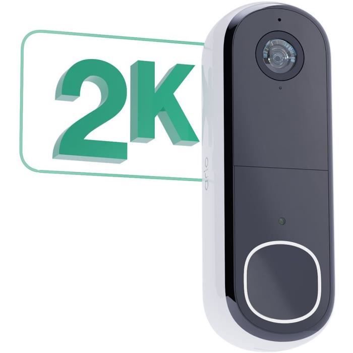 ARLO Video Doorbell - AVD4001-100EUS - Direct Wi-Fi Connection - Built-in Siren Sound