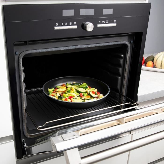 Arthur Martin AM3950 16-Piece Cookware Set - Aluminum - Removable Handle - Suitable for All Hobs Including Induction