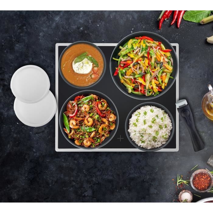 Arthur Martin 10-Piece Cookware Set - Aluminum - Suitable for All Hobs Except Induction - Black