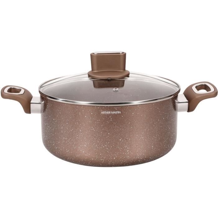Arthur Martin AM5531 Casserole Dish - 28 cm - Aluminum - Compatible with All Stovetops