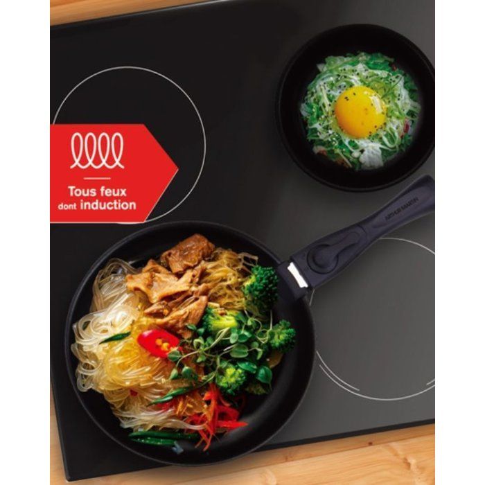 Arthur Martin Cookware Set - 10 Pieces - Aluminum - Non-Stick - Induction Compatible - AM2991