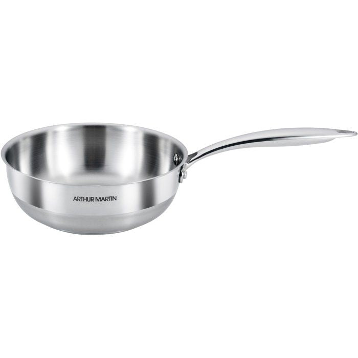 Sauteuse grand chef - ARTHUR MARTIN - AM4490 - Ø20 cm - Inox 18/10 - Tous feux dont induction