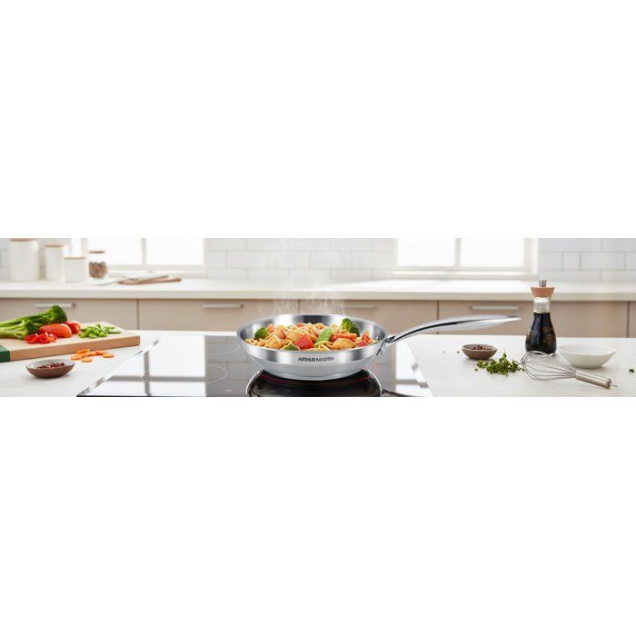 Poele grand chef - ARTHUR MARTIN - AM5336 - Ø20 cm - Inox 18/10 - Tous feux dont induction