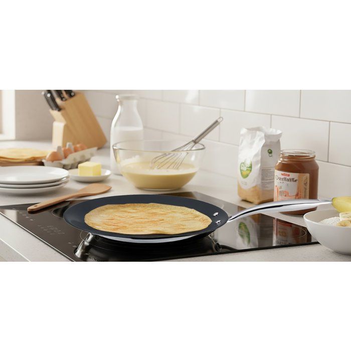 Grand Chef Crepe Maker - ARTHUR MARTIN - AM7248 - Ø28 cm - 18/10 Stainless Steel - Ceramic Coating