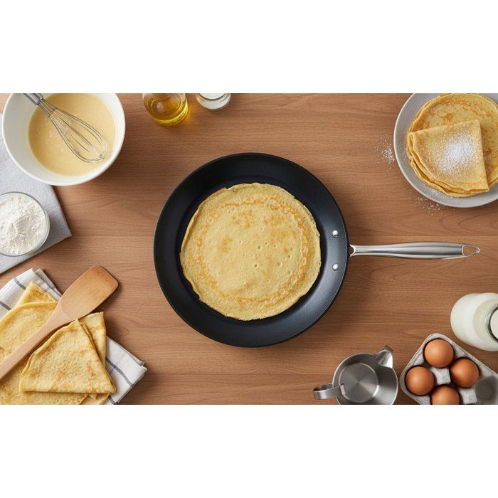 Grand Chef Crepe Maker - ARTHUR MARTIN - AM7248 - Ø28 cm - 18/10 Stainless Steel - Ceramic Coating