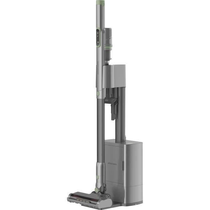 Aspirateur Balai avec base de vidange - ARTHUR MARTIN - AMAB148  200 W  40 min d'autonomie  80 AW - Gris