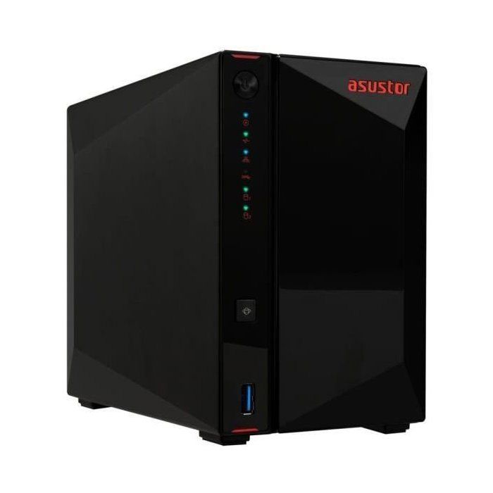 ASUSTOR AS5402T Nimbustor 2 Gen2 NAS - Intel Celeron Quad-Core 2.0GHz - 4GB DDR4 - 2x 2.5GbE