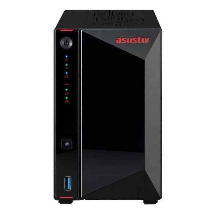 ASUSTOR AS5402T Nimbustor 2 Gen2 NAS - Intel Celeron Quad-Core 2.0GHz - 4GB DDR4 - 2x 2.5GbE
