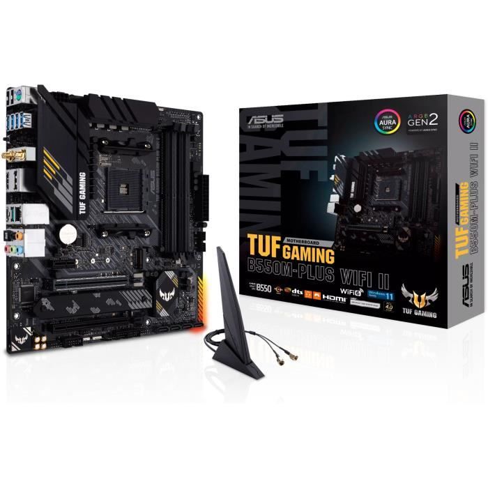 ASUS TUF GAMING B550M-PLUS WIFI II Motherboard AMD B550 AM4 Micro ATX