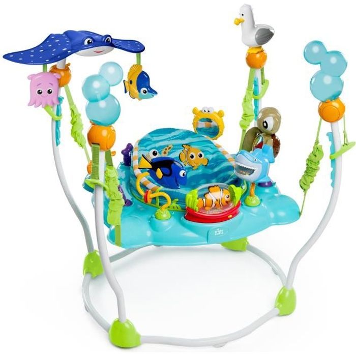 DISNEY BABY - NEMO - Multi-Toy Baby Activity Center, 360° Rotating, 13 Interactive Games