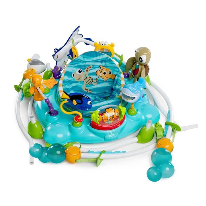 DISNEY BABY - NEMO - Multi-Toy Baby Activity Center, 360° Rotating, 13 Interactive Games