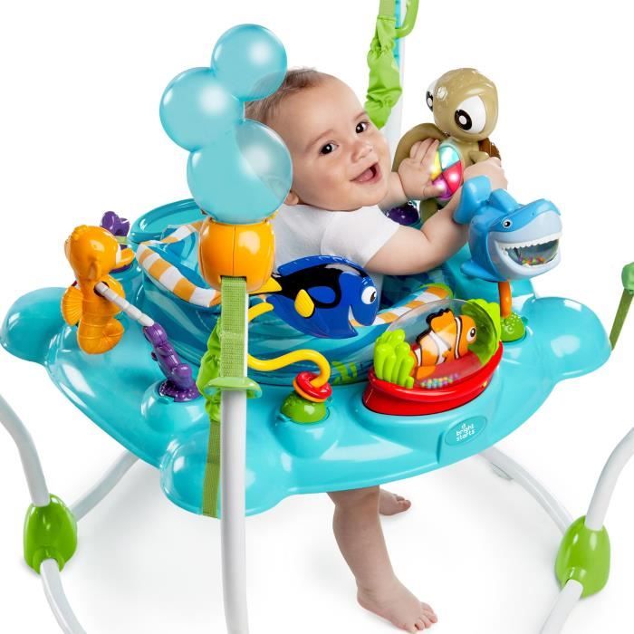 DISNEY BABY - NEMO - Multi-Toy Baby Activity Center, 360° Rotating, 13 Interactive Games