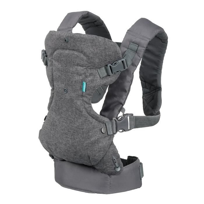 INFANTINO Flip Ergonomic 4-in-1 Baby Carrier - Grey - 3.6 to 14.5 kg