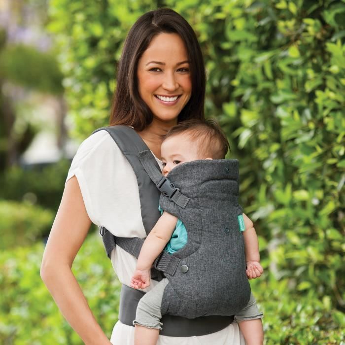 INFANTINO Flip Ergonomic 4-in-1 Baby Carrier - Grey - 3.6 to 14.5 kg