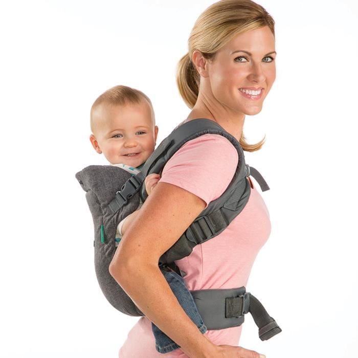 INFANTINO Flip Ergonomic 4-in-1 Baby Carrier - Grey - 3.6 to 14.5 kg
