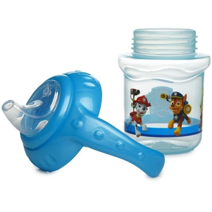 Cup with handle - THERMOBABY - 250 ml - Silicone spout - Leak-proof - Paw Patrol