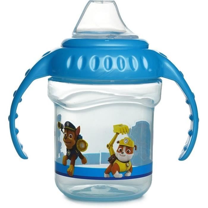 Cup with handle - THERMOBABY - 250 ml - Silicone spout - Leak-proof - Paw Patrol