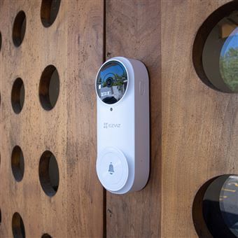 EZVIZ DB2 PRO Connected Video Doorbell - Rechargeable Battery Powered