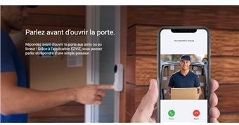 EZVIZ DB2 PRO Connected Video Doorbell - Rechargeable Battery Powered