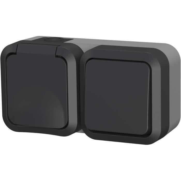 QUARX Aqua Pro Outdoor Switch and Socket, IP55, 250V, 16A